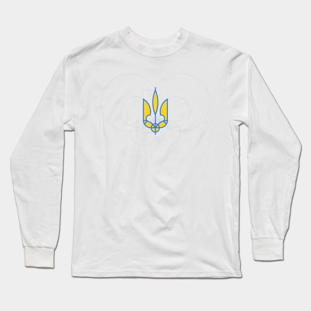 Ukrainian trident Long Sleeve T-Shirt by Ychty